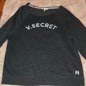 Victoria secret size small oversized crew neck
